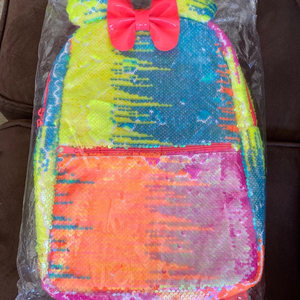 2 way sequins authentic Minnie Mouse backpack